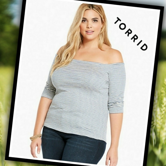 TORRID Knit Off Shoulder Top